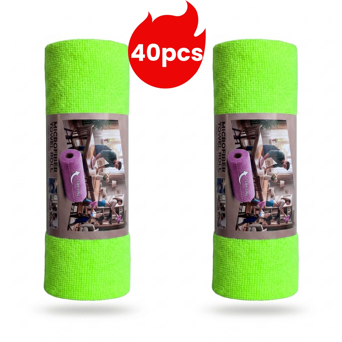 Microfiber Towel Detailing - 40 sztuk/25*25cm Ściereczki do mycia samochodu,