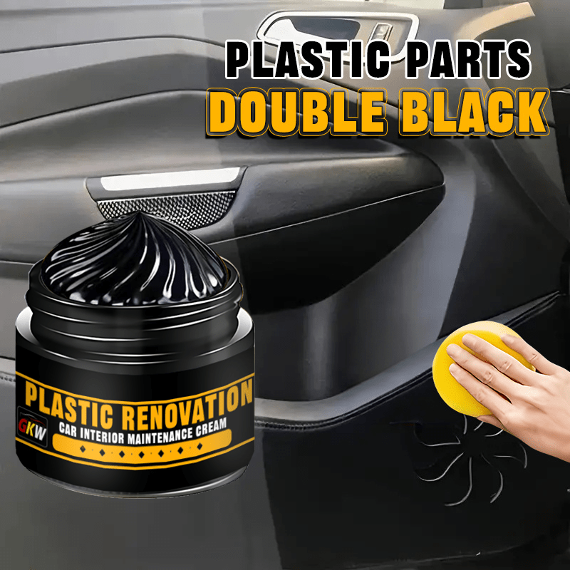 Trim Restorer Plastic - Uniwersalny odnawiacz plastików samochodowych, czarna błyszcząca