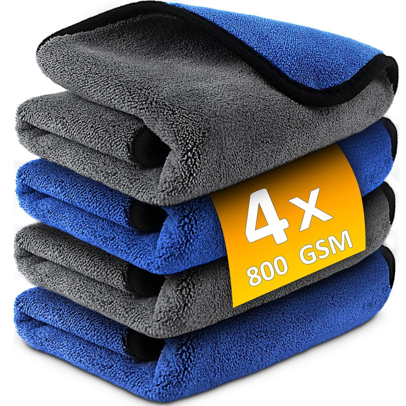 Microfiber Towel Detailing - 1-4 szt. Miękkie ręczniki z mikrofibry