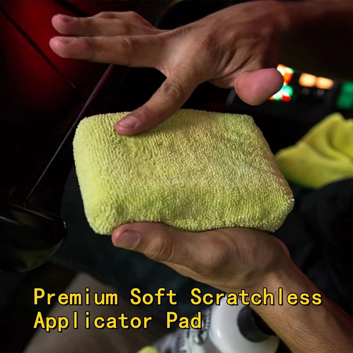 8 szt. podkładek z mikrofibry  – Wax Applicator Pad recenzja i cena
